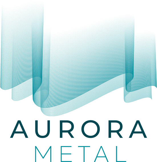 Aurora Metal Logo - Vertical